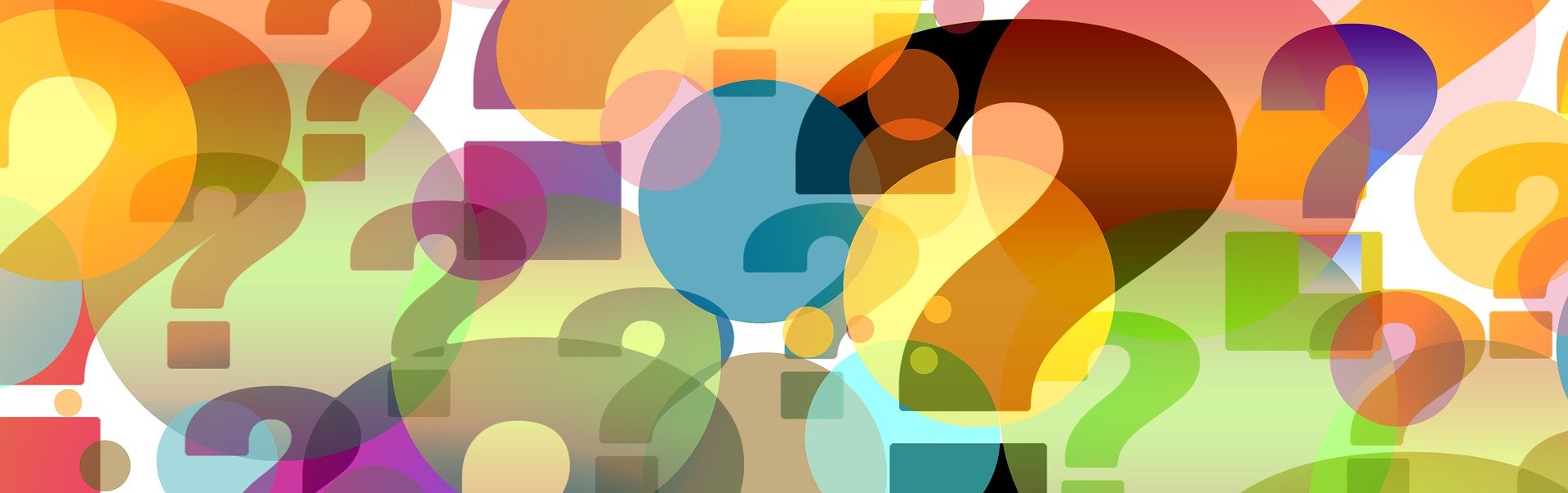 points interrogations en couleurs